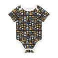 thumbnail image 1 of Rocae Teeth for Baby Climbing Clothes Soft Baby Romper for Active Infants Comfortable and Breathable Crawling Jumpsuit Unisex Baby Outfit 12 Months, 1 of 8