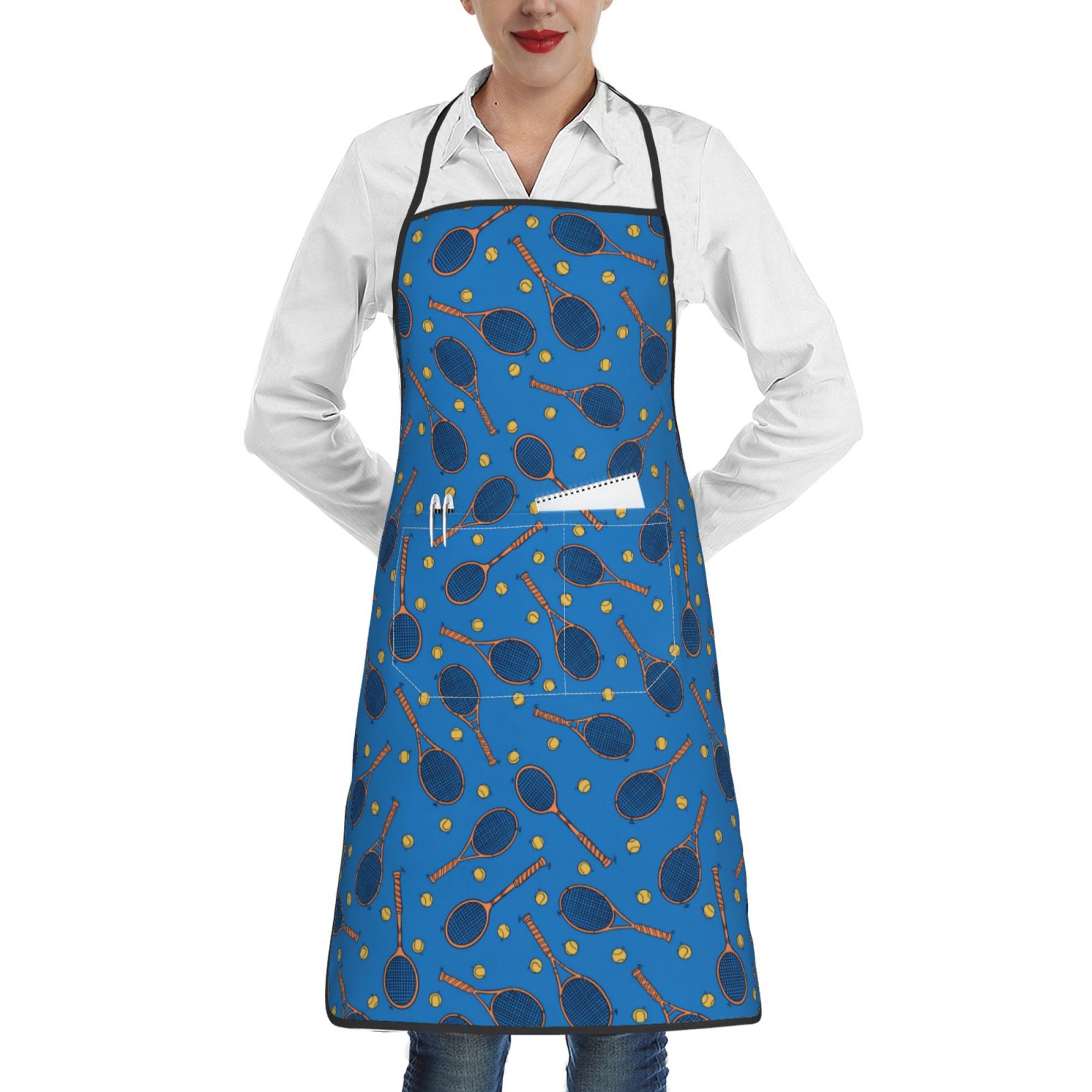 Kitched Racket Rocae Tennis Rackets 1 for Kitchen Aprons for Women Adjustable Cooking ...