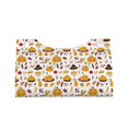 Rocae Thanksgiving Print Long Tissue Box Lid Durable Leather Tissue Box
