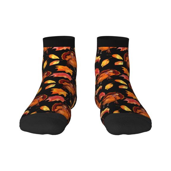 Rocae Thanksgiving Turkey 1 for Premium Adult Socks,Comfortable, Breathable, and Durable Socks, Perfect for Everyday Wear