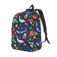 thumbnail image 1 of Rocae The Underwater World for Durable Canvas Backpack Leisure Large Bag Travel Rucksack Multi-function Backpack Medium, 1 of 8