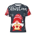 thumbnail image 1 of Rocae Three Cute Christmas Gnomes for Men's Moisture-Wicking Crew Tee - T-Shirt for Sports, Outdoor Activities, and Casual WearMedium, 1 of 9
