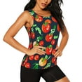 thumbnail image 1 of Rocae Tomatoes for Women's Workout Tank Top Lightweight Sleeveless Fit Tops- Moisture-Wicking, BreathableX-Large, 1 of 9