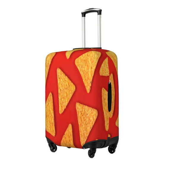 Rocae Tortilla chips for Suitcase Cove Durable Luggage Protector,Travel Suitcase Cover Fits 18-32 Inch Suitcases(Excluding luggage)-X-Large