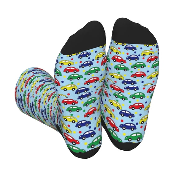 Rocae Transport for Adult Socks Casual Athletic Stretchy Loose Socks for Women Men Non-Slip Middle Tube Socks