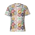 thumbnail image 1 of Rocae Travel Stamp for Men's Moisture-Wicking Crew Tee - T-Shirt for Sports, Outdoor Activities, and Casual WearXX-Large, 1 of 9