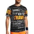 thumbnail image 1 of Rocae Travel for Men's Mesh Quick-Dry Short Sleeve Workout T-Shirt,Mens Crew Neck Tee Lightweight Soft Classic T Shirts 6X-Large, 1 of 9