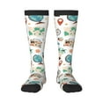 thumbnail image 1 of Rocae Travel1 for Novelty Casual compression Socks For Women Men Contrast Color Stockings, 1 of 6