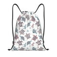 thumbnail image 1 of Rocae Tribal Style Turtle for Gym Bag Drawstring Bags Gym Backpack for Gym, Travel, Sports, Swimming, Beach-Small, 1 of 6