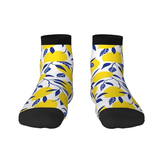 Rocae Tropical Lemon for Premium Adult Socks,Comfortable, Breathable, and Durable Socks, Perfect for Everyday Wear