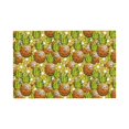 thumbnail image 1 of Rocae Tropical Summer Fruit Printed Heat Resistant Place Mats,Classic Hemstitch Cloth Fabric Placemats Imitation Linen Place Mat Table Mats 18x12 inch, 1 of 5