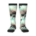 thumbnail image 1 of Rocae Tropical Summer Palm for Novelty Casual compression Socks For Women Men Contrast Color Stockings, 1 of 6
