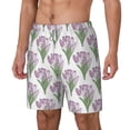 thumbnail image 1 of Rocae Tulips Flowers for Men's Swim Trunks Quick Dry With Two Side Pockets and One Lined Patch PocketXX-Large, 1 of 9