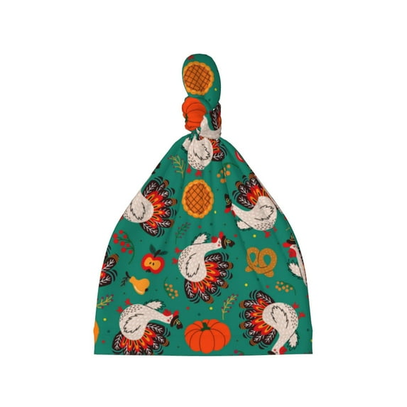 Rocae Turkey And Thanksgiving1 for Baby Hats 0-6 Months Beanies for Babies