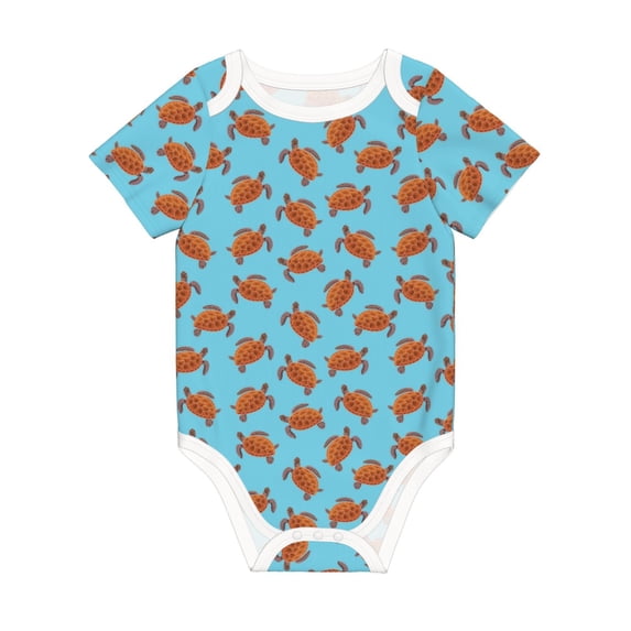 Rocae Turtle for Baby Climbing Clothes Soft Baby Romper for Active Infants Comfortable and Breathable Crawling Jumpsuit Unisex Baby Outfit 12 Months