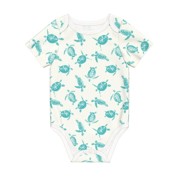 Rocae Turtle for Baby Climbing Clothes Soft Baby Romper for Active Infants Comfortable and Breathable Crawling Jumpsuit Unisex Baby Outfit 9M