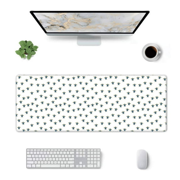Rocae Turtle for Gaming Mouse Pad, Mouse Pad Large, Office Computer Keyboard Mousepad, Keyboard and Mouse Pad with Stitched Edges,31.5 x 11.8 in