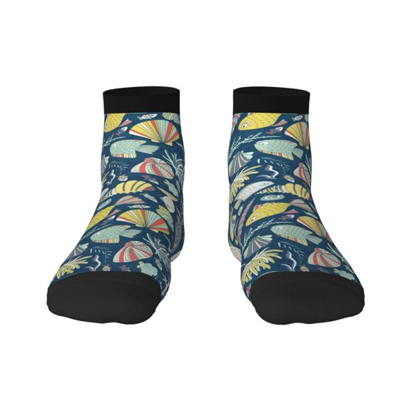 Rocae Underwater Creature for Premium Adult Socks,Comfortable, Breathable, and Durable Socks, Perfect for Everyday Wear