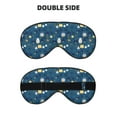 thumbnail image 1 of Rocae Various Lights for Mask for Women Men, Luxury Eye Cover Eye Shade with Adjustable Strap for Travel, Nap, Meditation, 1 of 7