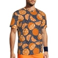 thumbnail image 1 of Rocae Various Oranges for Men's Mesh Quick-Dry Short Sleeve Workout T-Shirt,Mens Crew Neck Tee Lightweight Soft Classic T Shirts 3X-Large, 1 of 9