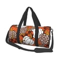 thumbnail image 1 of Rocae Various Pumpkins Print Round Travel Duffel Bag and Fitness Bag, Women's Waterproof Weekend Tote, Men's Travel and Fitness Essentials, 1 of 8