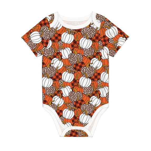 Rocae Various Pumpkins for Baby Climbing Clothes Soft Baby Romper for Active Infants Comfortable and Breathable Crawling Jumpsuit Unisex Baby Outfit