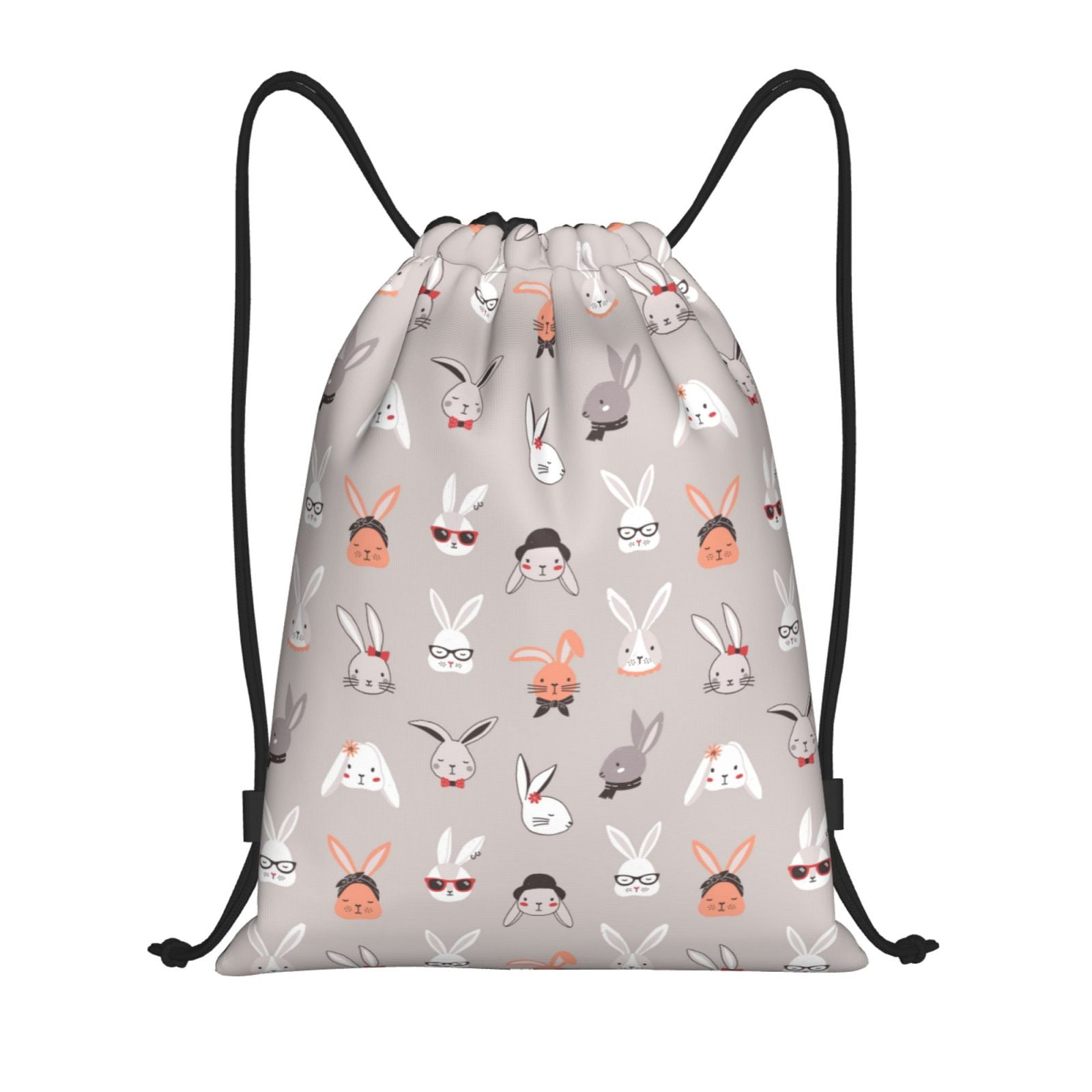 Rocae Various Rabbits for Gym Bag Drawstring Bags Gym Backpack for Gym ...