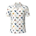 thumbnail image 1 of Rocae Various Rooster for Men's Short Sleeve Polo Shirt, Quick Drying Performance Moisture Wicking Sports Men's Golf Shirt Small, 1 of 9