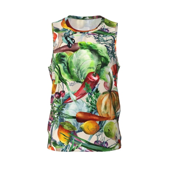 Rocae Vegan1 for Men's Basketball Jersey Lightweight and Breathable Athletic Tank Top,Quick-Drying Sports Jersey 4X-Large