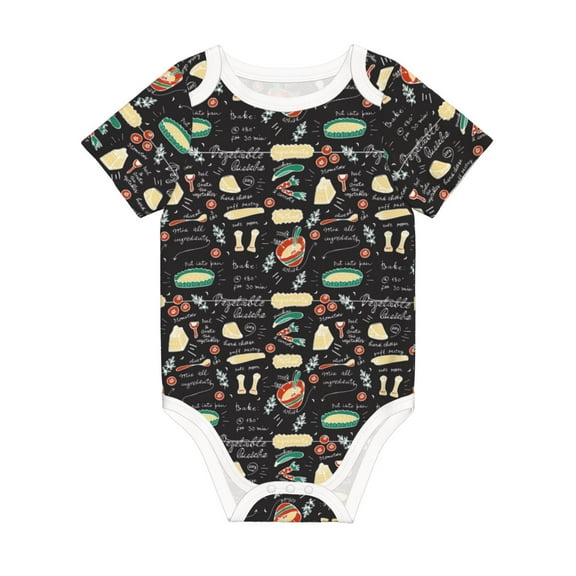 Rocae Vegetable Quiche for Baby Climbing Clothes Soft Baby Romper for Active Infants Comfortable and Breathable Crawling Jumpsuit Unisex Baby Outfit 2 Years