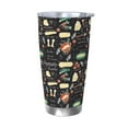 thumbnail image 1 of Rocae Vegetable Quiche for 20 Ounces Stainless Steel Insulted Tumbler Car Cup Drink Mug Inspirational Graduate Present-Without Straw, 1 of 8