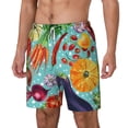 thumbnail image 1 of Rocae Vegetable for Men's Swim Trunks Quick Dry With Two Side Pockets and One Lined Patch Pocket3X-Large, 1 of 9