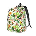 thumbnail image 1 of Rocae Vegetables2 for Durable Canvas Backpack Leisure Large Bag Travel Rucksack Multi-function Backpack, 1 of 1