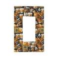 thumbnail image 1 of Rocae Vintage Bottles for Decorator Light Switch or Receptacle Outlet Wall Plate,Polycarbonate Thermoplastic-Style U, 1 of 6