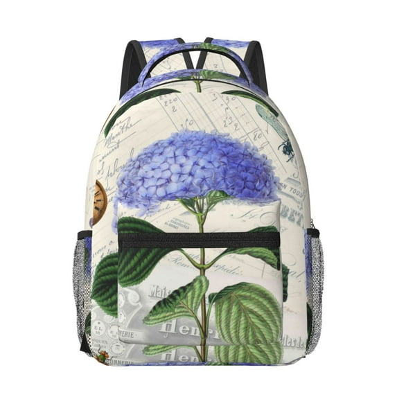 Rocae Vintage Flower for Comfortable Student Backpack - Lightweight ,Durable School Bag Ideal for Middle School, High School, and College