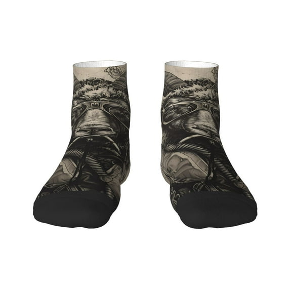 Rocae Vintage Ram Pilot for Premium Adult Socks,Comfortable, Breathable, and Durable Socks, Perfect for Everyday Wear