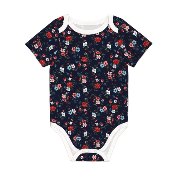 Rocae Vintage Rose for Baby Climbing Clothes Soft Baby Romper for Active Infants Comfortable and Breathable Crawling Jumpsuit Unisex Baby Outfit 18 Months