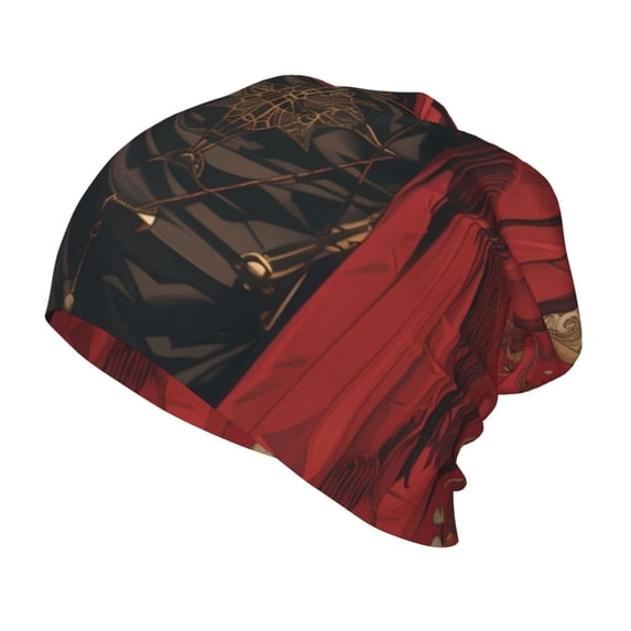 Rocae Vintage Rose Scepter Skull for Kids Winter Beanies Weather Hats Boys Girls