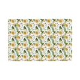 thumbnail image 1 of Rocae Watercolor Bright Sunflowers Printed Heat Resistant Place Mats,Classic Hemstitch Cloth Fabric Placemats Imitation Linen Place Mat Table Mats 18x12 inch, 1 of 5