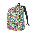 thumbnail image 1 of Rocae Watercolor Flowers for Durable Canvas Backpack Leisure Large Bag Travel Rucksack Multi-function Backpack, 1 of 8