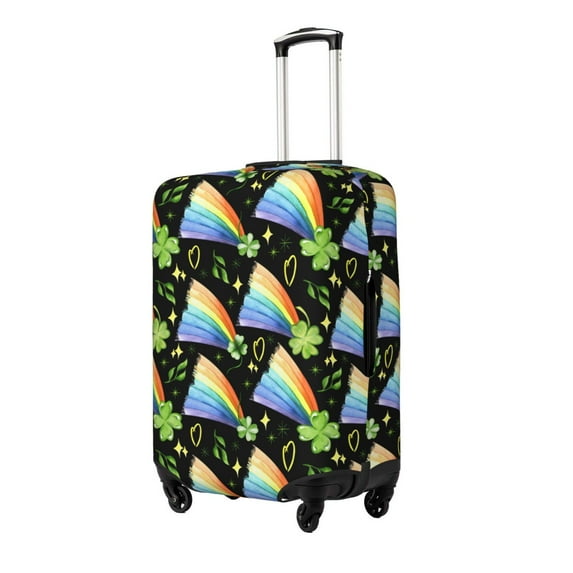 Rocae Watercolor St Patrick Day for Suitcase Cove Durable Luggage Protector,Travel Suitcase Cover Fits 18-32 Inch Suitcases(Excluding luggage)-X-Large