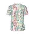 thumbnail image 1 of Rocae Watercolor Tiger for Breathable Men's Baseball T-Shirt Fashionable Casual Baseball Jersey, Moisture-wicking Sportswear Large, 1 of 9