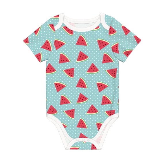Rocae Watermelon for Baby Climbing Clothes Soft Baby Romper for Active Infants Comfortable and Breathable Crawling Jumpsuit Unisex Baby Outfit 3 Months