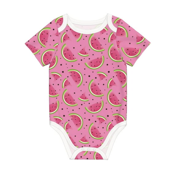 Rocae Watermelon for Baby Climbing Clothes Soft Baby Romper for Active Infants Comfortable and Breathable Crawling Jumpsuit Unisex Baby Outfit 6 Months