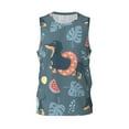 thumbnail image 1 of Rocae Watermelons Dachshunds for Men's Basketball Jersey Lightweight and Breathable Athletic Tank Top,Quick-Drying Sports Jersey Large, 1 of 9