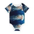 thumbnail image 1 of Rocae White Jellyfish Dansing in the Ocean for Baby Climbing Clothes Soft Baby Romper for Active Infants Comfortable and Breathable Crawling Jumpsuit Unisex Baby Outfit 9M, 1 of 8