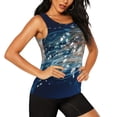thumbnail image 1 of Rocae White Jellyfish Dansing in the Ocean for Women's Workout Tank Top Lightweight Sleeveless Fit Tops- Moisture-Wicking, BreathableX-Large, 1 of 9