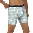 thumbnail image 1 of Rocae White Swan for Stretch Moisture-Wicking Underwear,Men's Underwear Boxer Briefs Medium, 1 of 9
