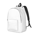 thumbnail image 1 of Rocae White for Durable Canvas Backpack Leisure Large Bag Travel Rucksack Multi-function Backpack Medium, 1 of 8