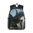 thumbnail image 1 of Rocae Wild Blue Cool Dragon for Lightweight Casual Backpack Travel Hiking Backpack Carry On Laptop Backpack, 1 of 6